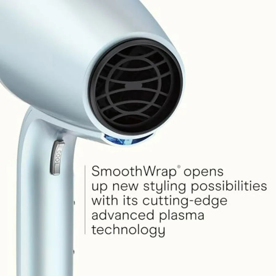 Hair dryer for home use, ceramic and plasma technology, mint color, reduces frizz and adds volume and body with diffuser and co